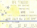 Ticket, 06-07-1989 (© Thomas Byron)