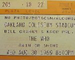 Ticket, 30.8.1989