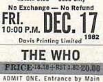Ticket, 17.12.1982