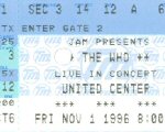 Ticket, 1.11.1996