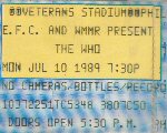 Ticket, 10.7.1989