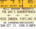 Ticket, 13.10.1996