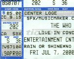 Ticket, 7.7.2000