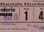 Ticket stub Dusseldorf 1967 (thanks to Burkhard Kaiser)