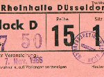 Ticket stub Dusseldorf 1966 (thanks to Burkhard Kaiser)