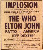 Concert Add, 20.12.1970, New Musical Express
