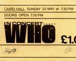 Ticket, 23.5.1971