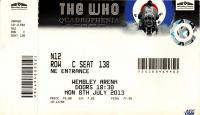Ticket Wembley 2013 (Photo: Ivory Rodriguez)