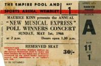 Ticket, London 1.05.1966