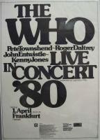 Concert Poster Frankfurt 1980