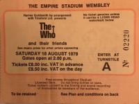 Ticket 18 August 1979
