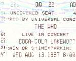 Ticket, 13.8.1997